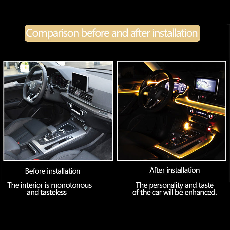 VYNTRA fiber optic ambient light kit with control box, remote and RGB cable